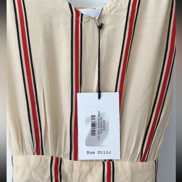 Anthropologie Rue Stiic Los Altos Jumpsuit Sand S - Picture 5 of 8